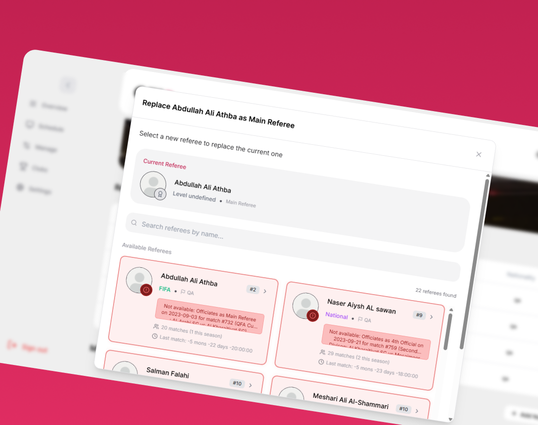 AI-Powered Referee Assignment